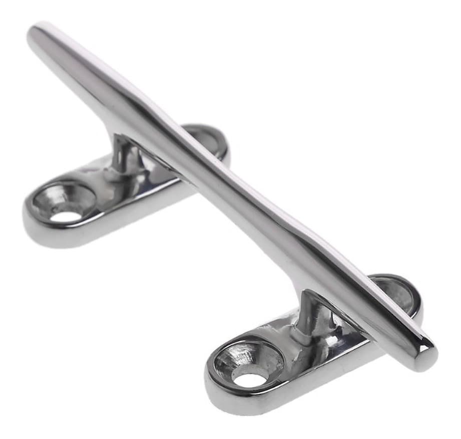Cunho De Amarração Em Aço Inox Amarra Cabo 8 Pol Para Barco