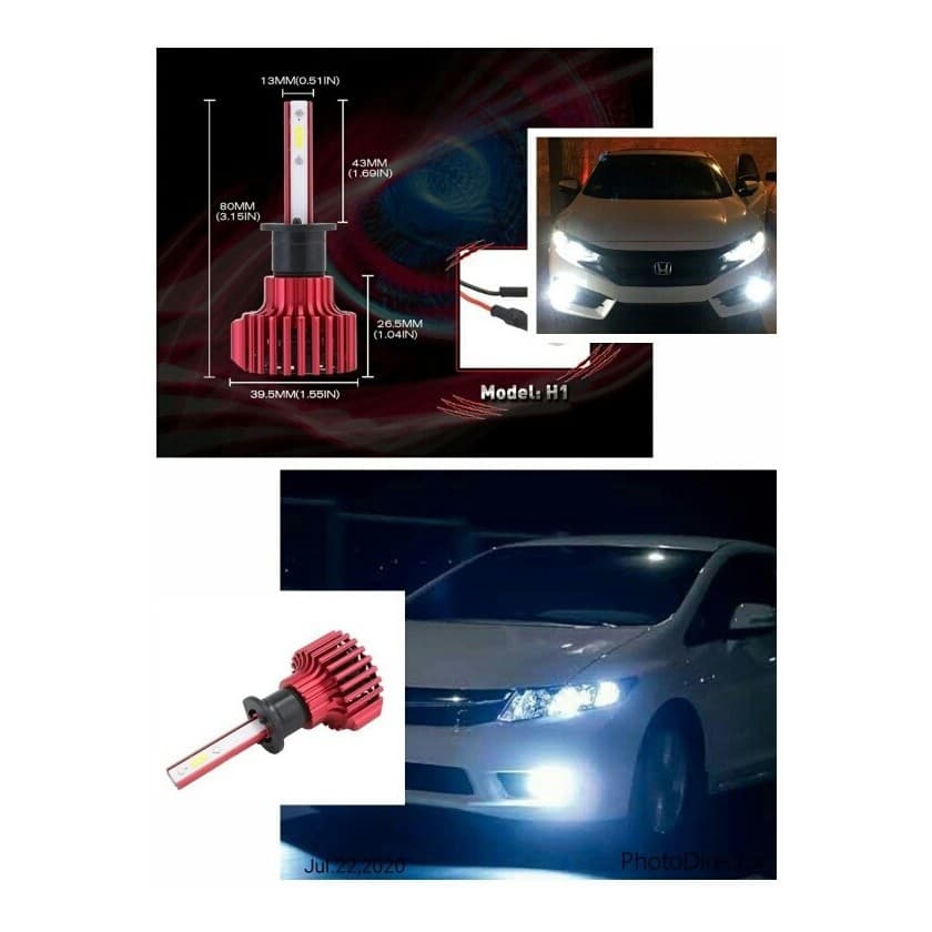 Lampada Led Turbo 18.000 lumens 12v 24v Bivolt Farol Automotivo Carros Caminhões