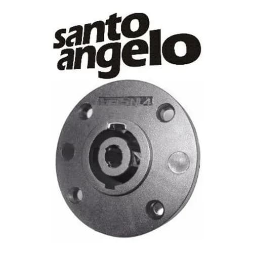 Conector Speakon 4 Polos Speaker Fêmea Painel Santo Angelo SAS NL4P