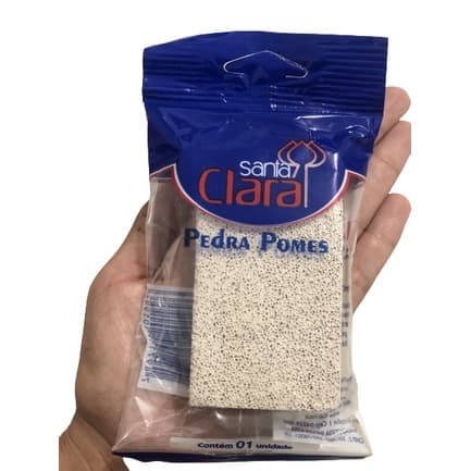 Pedra Pome Natural para os Pés Pés Esfoliação Polimento Limpeza 1 unidade