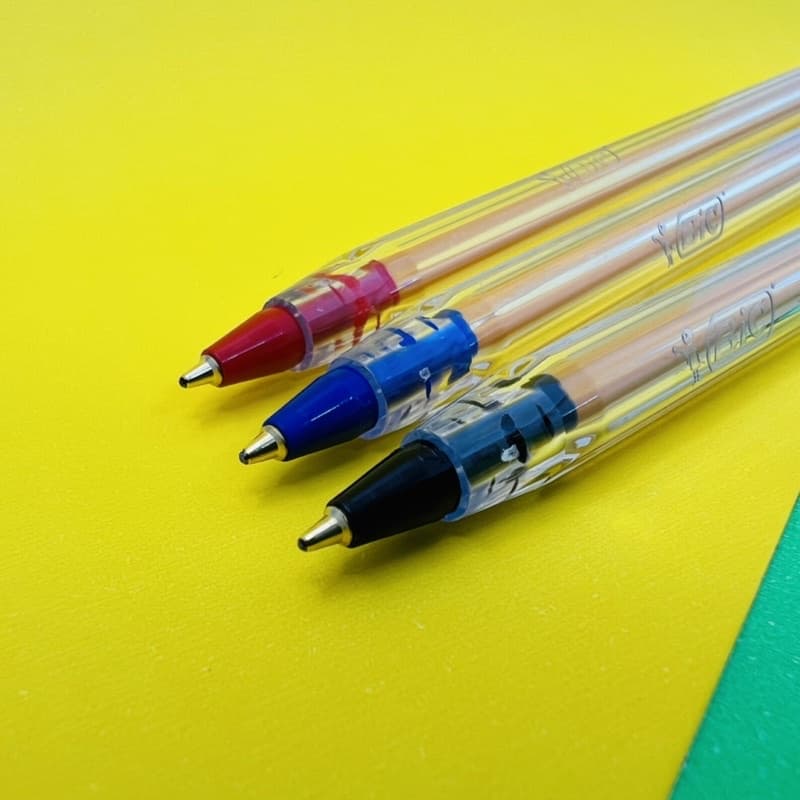 Caneta Bic Cristal Precisão Caneta Esferográfica Cores Ponta Fina 0.8mm Original 1 Unidade
