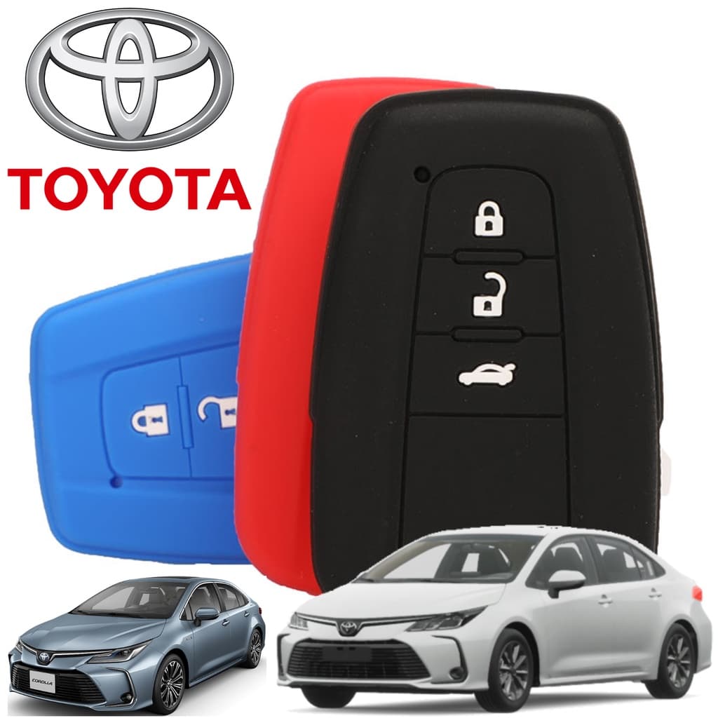 1 Capa Protetora Capinha Silicone Case Chave Presencial Presença ACESSÓRIO Toyota Corolla Cross XRE XR GR XRX XRV