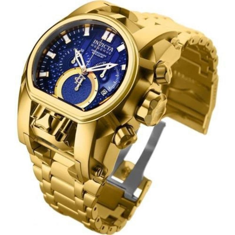 masculino  dourado prova dágua dourado pesado