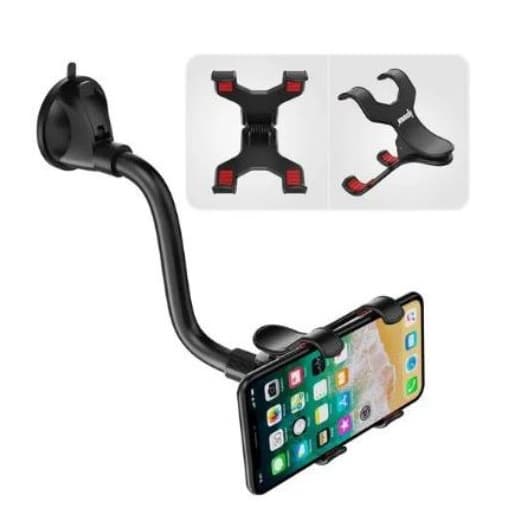 Suporte Celular para Carro com Ventosa Parabrisa Haste Flexível Suporte Veicular Automotivo para o Vidro