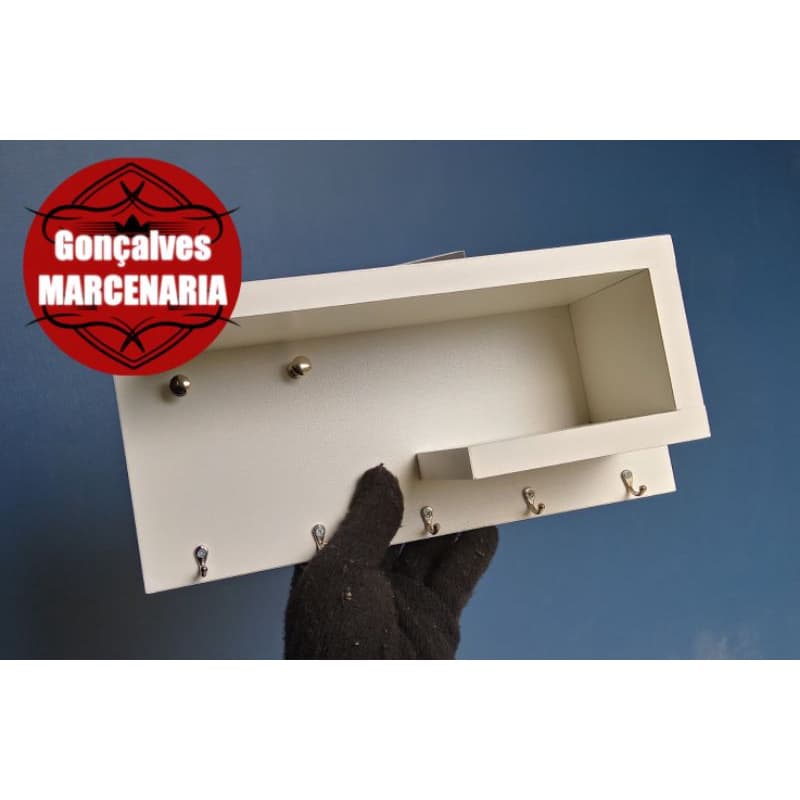 Porta chaves de parede celular organização decoração 100% mdf marcenaria criativa