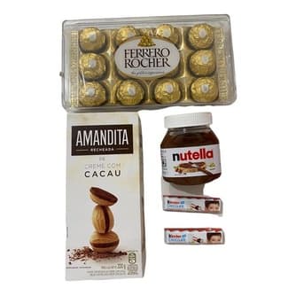 Kit de Chocolates Ferrero Amandita - Dia Dos Namorados