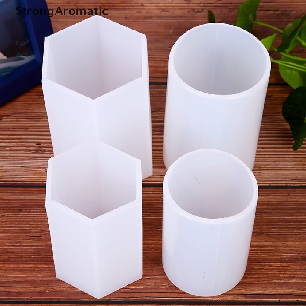 Cilindro STRO Hexágono Jóias De Molde De Silicone Resina Epoxy Ferramenta De Bricolagem Artesanal
