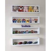 NINCHOS RETANGULARES 4 PEÇAS PARA DECORAÇÃO EM GERAL NICHO PRATELEIRA BANHEIRO QUARTO SALA COZINHA