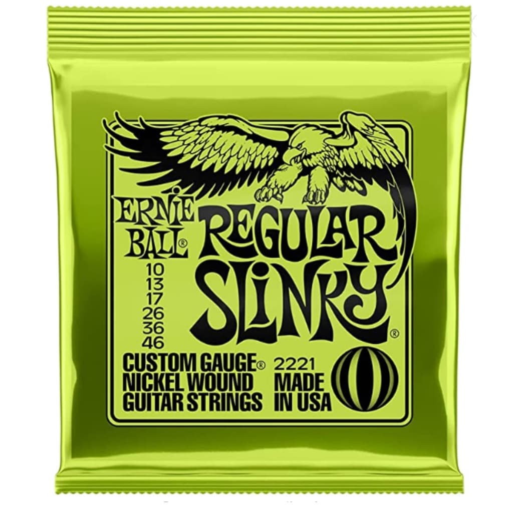 Encordoamento Guitarra Ernie Ball .010/.046 Regular Slinky