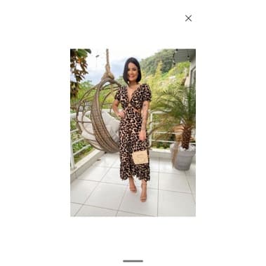 Vestido Animal Print, Vestido Onça
