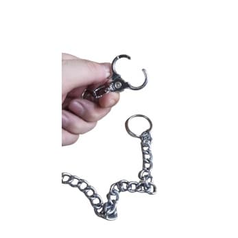 03 Comprimento da corrente do chaveiro 50cm
