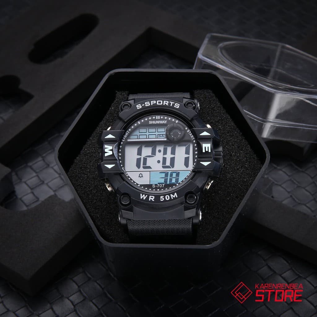 Shunway Relógios Masculinos Digital muitas cores estão disponíveis Esportivas Prova Da água de Originais  S-707