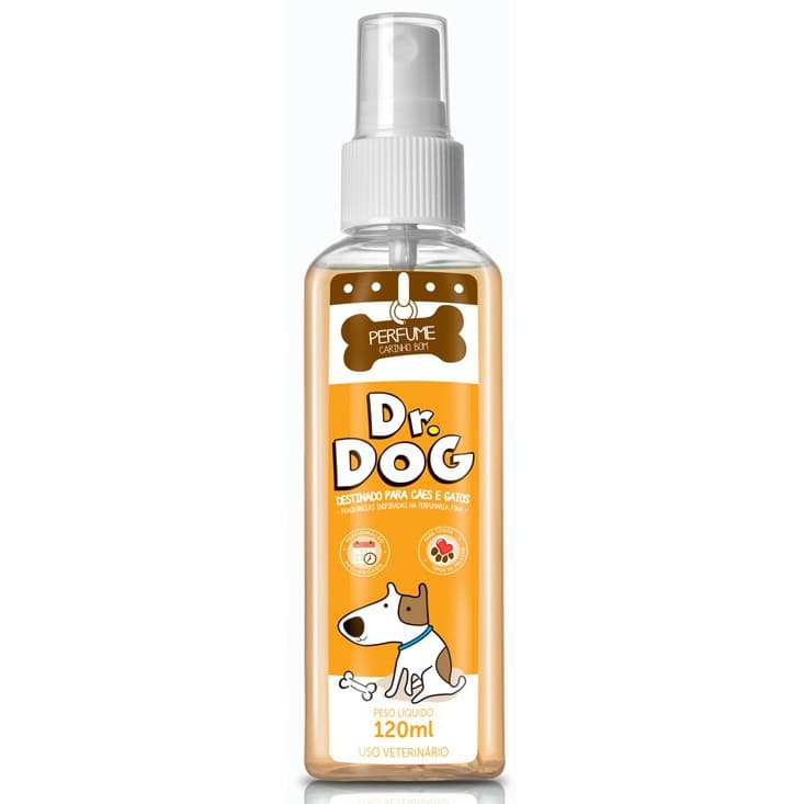 Perfume Pet Dr.Dog 120ml Carinho Bom Caes e Gatos alta fixacao perfumaria fina