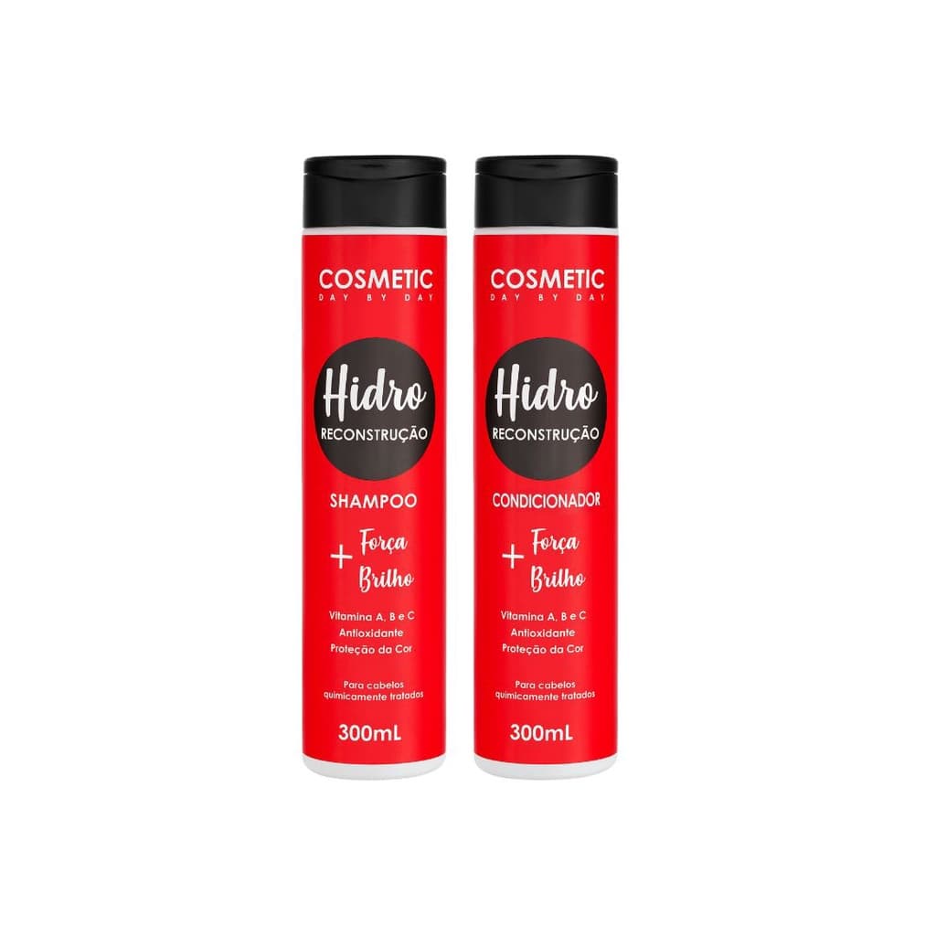 Kit Hidro Reconstrução Day by Day Shampoo e Condicionador 300ml