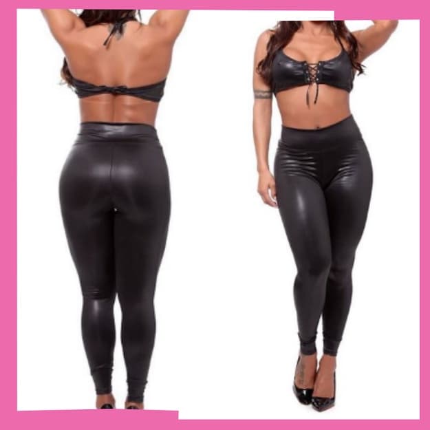 Top Ilhós e Calça Legging