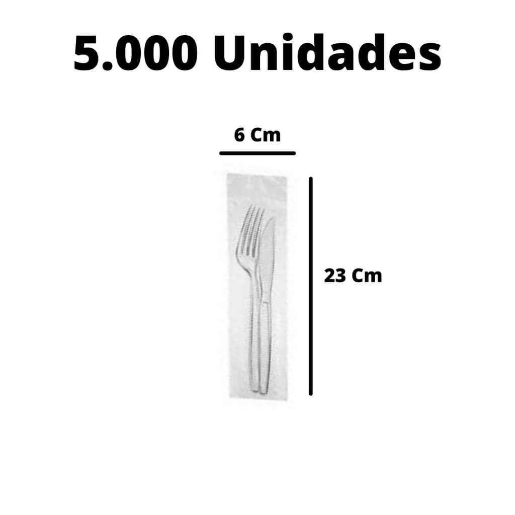5.000 Saquinho 6x26 Saco Plastico P/ Talher Geladinho Sacole Geladão