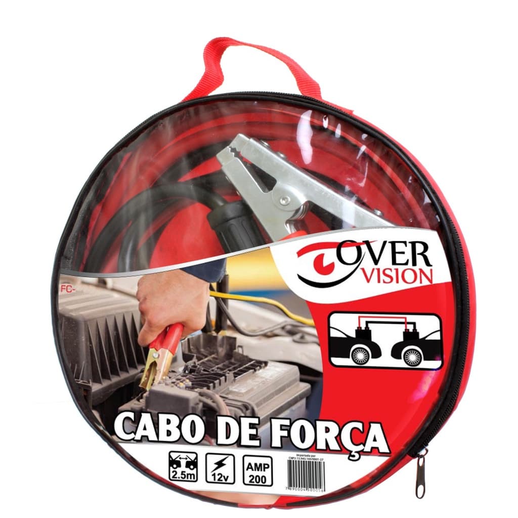 Cabo De Carga Bateria Chupeta Caminhão Carro 200a