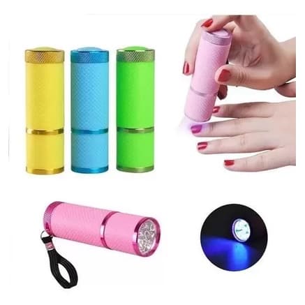 Lanterna Led Uv Cabine Portátil Para Unha Seca Unha Gel Uv
