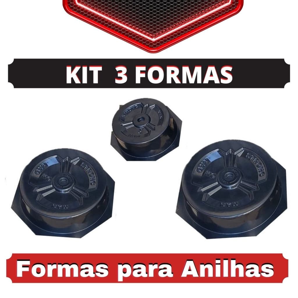 3 Formas Para Fabricação De Anilhas E Halteres Para Cimento - Novo Negócio - Economize Dinheiro