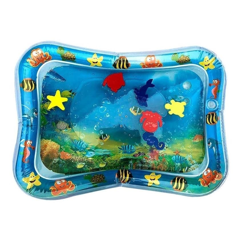 Tapete De Agua Inflavel Atividades Almofada Infantil Bebe