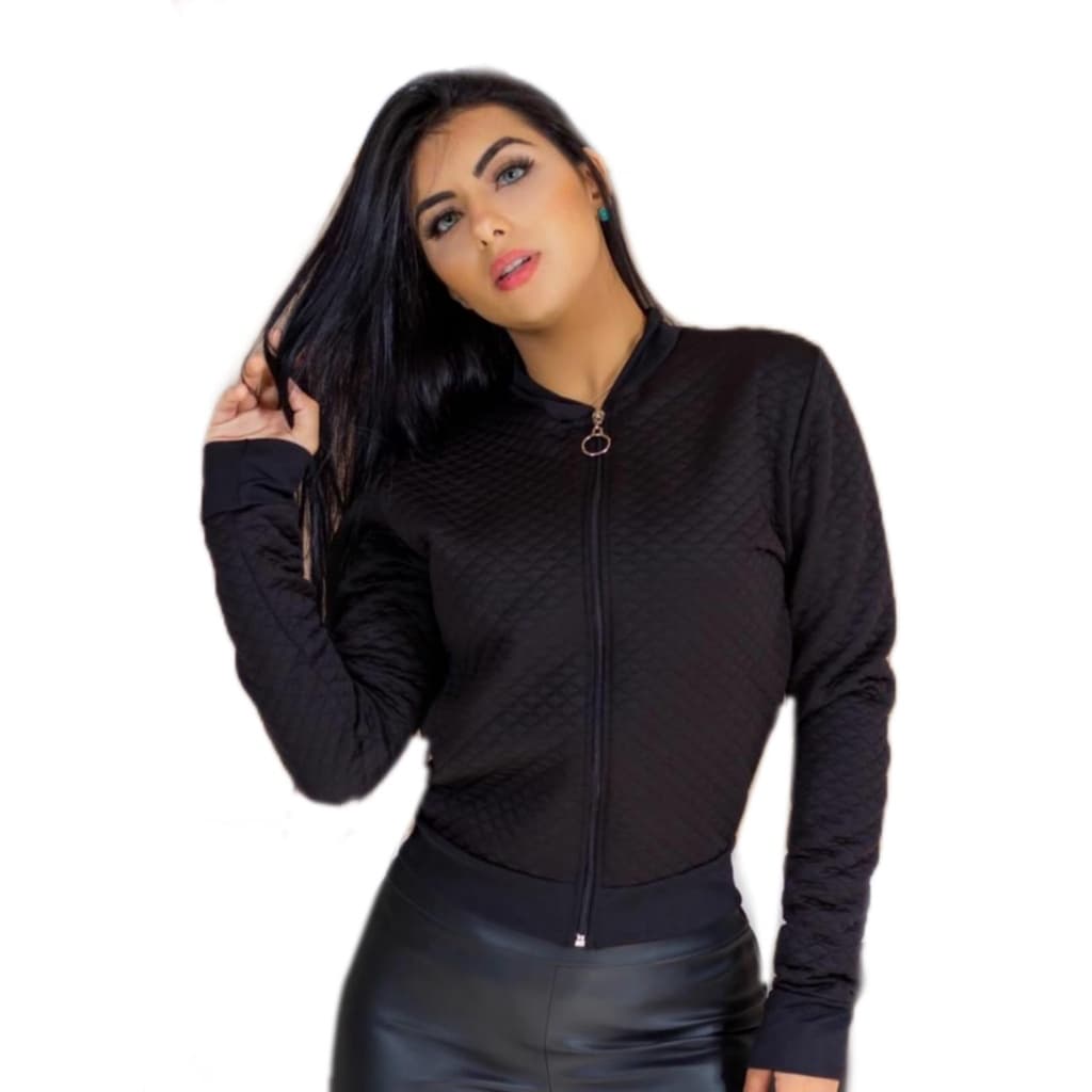 Jaqueta Casaco Bomber Moda feminina Metalassê  Melhor Preço