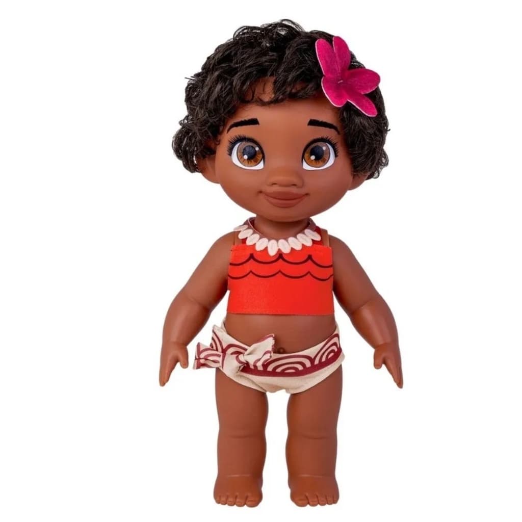 Boneca Moana  Infantil Princesa Bebê Disney Brinquedo Macia Feita Vinil