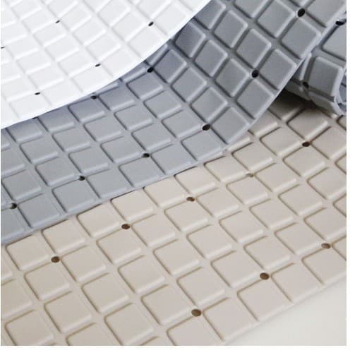 Tapete Antiderrapante Para Banheiro 70*40cm PVC, Com Ventosa, Estilo Japonês, Resistente do Chuveiro