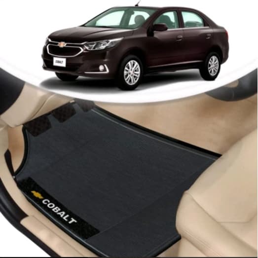 Kit 4 Tapete De Carro Chevrole Cobalt Gm Borracha Preto Novo