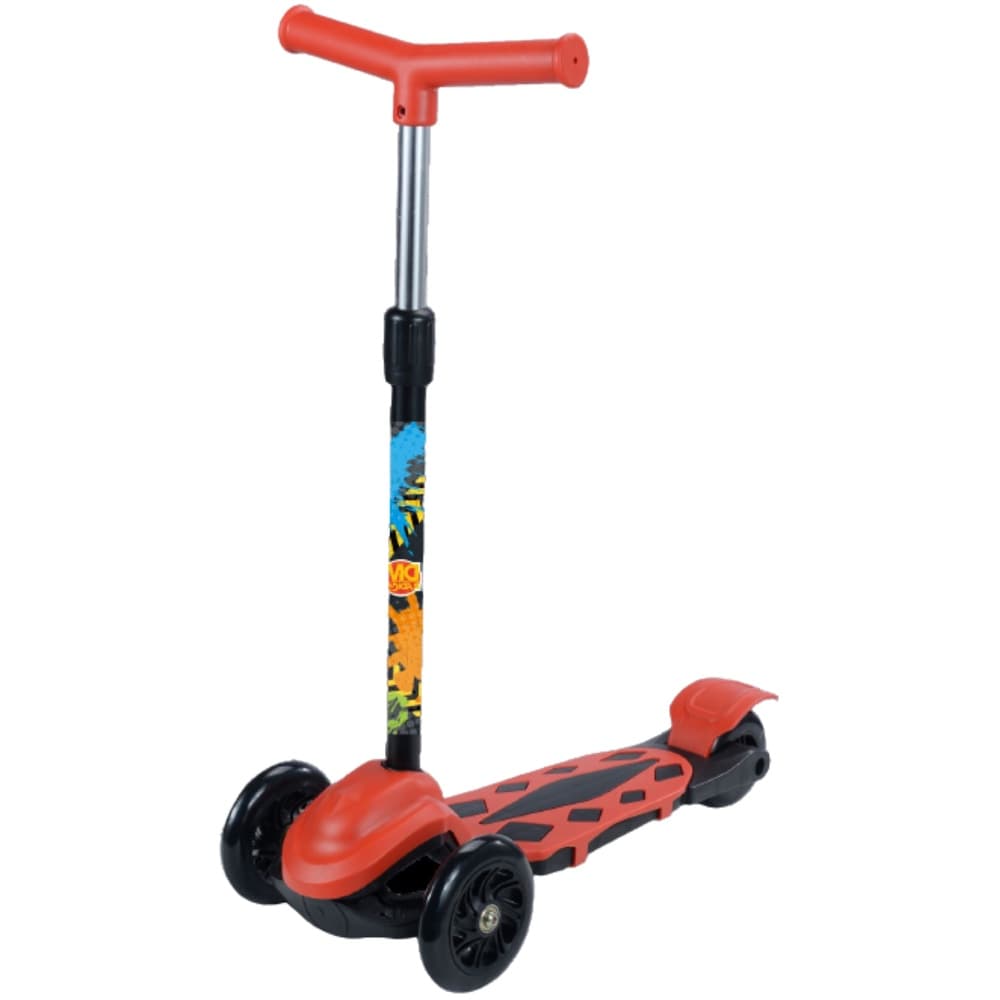 Patinete Infantil Radical Vermelho 3 Rodas Freio