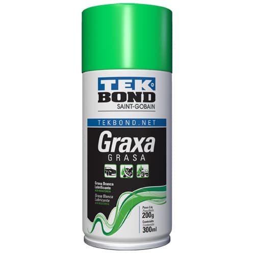 Graxa Branca Spray 300ml Tekbond