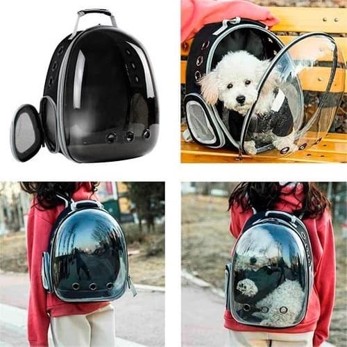 Mochila Bolsa Para Pet Cachorro Gato Visão Astronauta