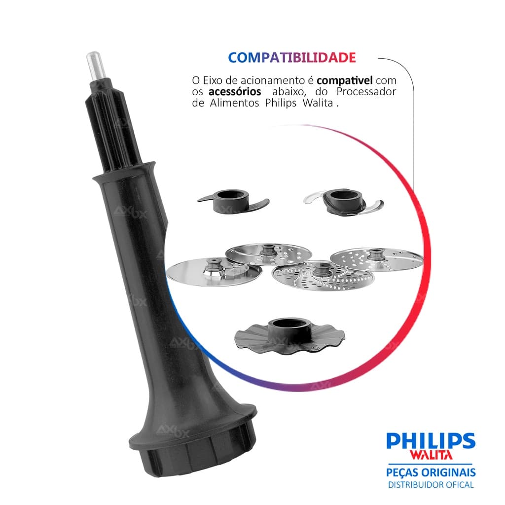 EIXO DO ESPREMEDOR MULTIPROCESSADOR PHILIPS WALITA RI7630 - ORIGINAL