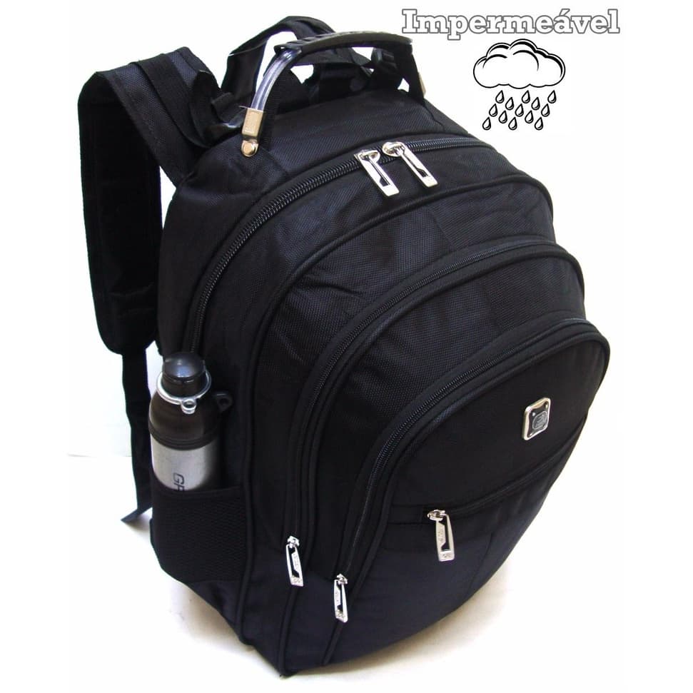 Mochila Reforçada Cabo De Aço Faculdade Trabalho