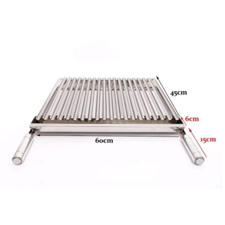 Grelha Argentina Inox Picanheira Parrilla 60x45