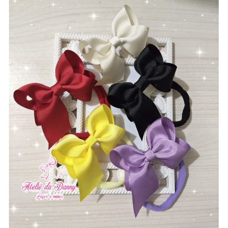 Laço Boutique G kit com 5/ Laço G/ Laço infantil /Kit de Laços / Laço de bebê / Laço de cabelo/ Laços/ Laço Boutique