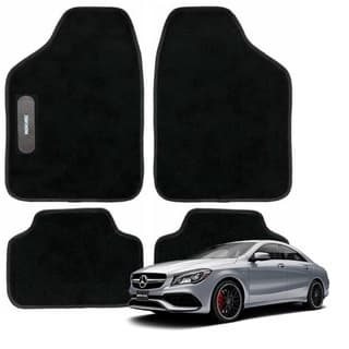 Tapete Carpete Mercedes Benz Universal Luxo Preto