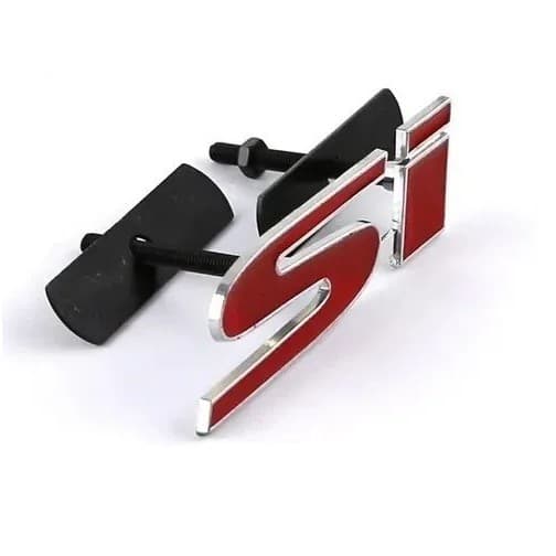 Emblema Metal Da Grade Honda Civic Si Vermelho New Civic