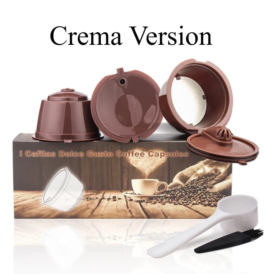 3 Capsula Reutilizável Icafilas Crema Dolce Gusto Café Cremosidade Espuma