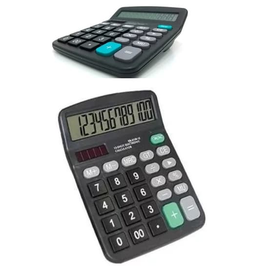 Calculadora De Mesa Comercial Escritório 837 12 Dígitos