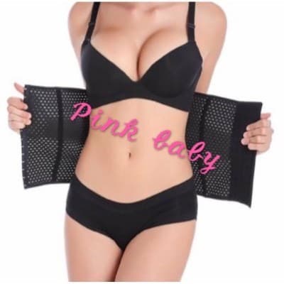 Cinta Modeladora Abdominal Afina Cintura com 3 fechos