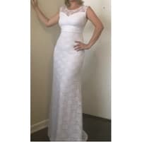 Vestido De Noiva, Simples, Em Renda,plus Size L0003