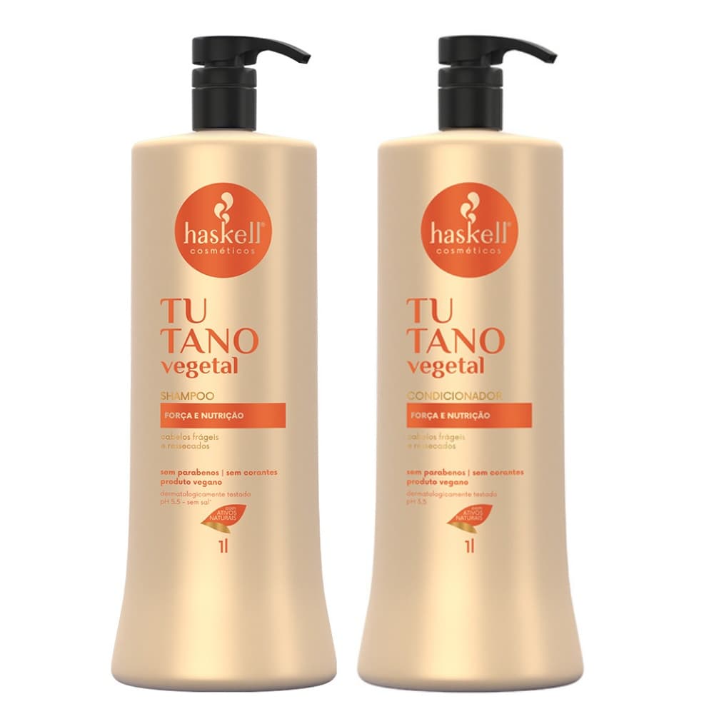 Kit Haskell Tutano Shampoo + Condicionador 1L