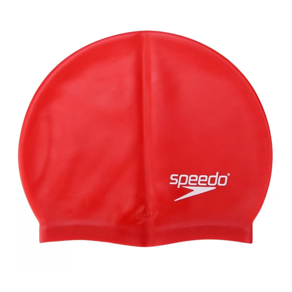 Touca de Natação Adulto Lisa Flat Swim Cap Speedo Vermelho