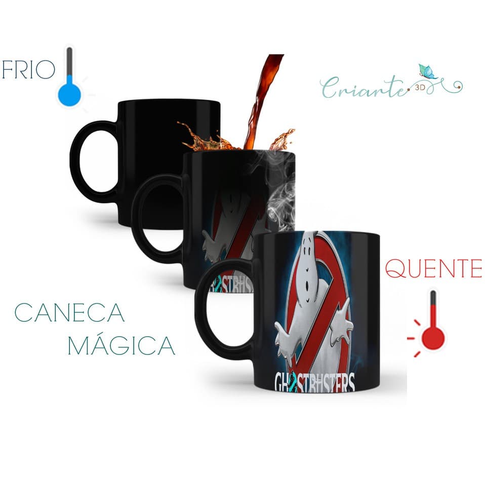 Caneca Porcelana Mágica Ghostbusters #03