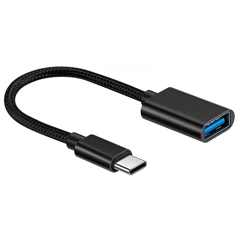 Cabo OTG Tipo C USB Fêmea Adaptador Celular Para Pendrive Mouse Teclado Tablet Android