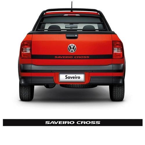 Adesivo Faixa Traseira Saveiro Cross Faixa Tampa Traseira