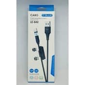 Cabo Magnético Carregamento 3 Em 1 Micro Usb V8 Type C iPhone