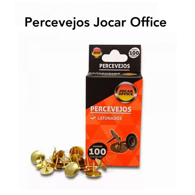 Percevejo Latonado 93036 / 100un / Jocar