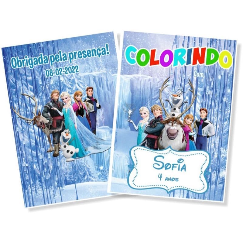 LIVRO DE COLORIR PERSONALIZADO - 10 x15cm - FAZEMOS QUALQUER TEMA.
