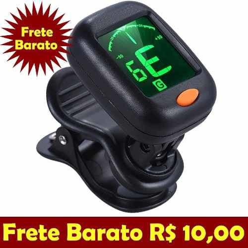 Afinador Cromático Digital P/ Violão Ukulele Guitarra Baixo